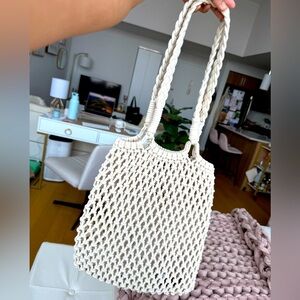 New J.Crew Crochet Tote Bag